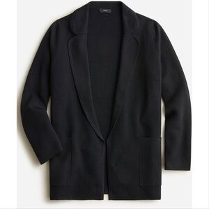 J. Crew Eloise Sweater Blazer in Black
